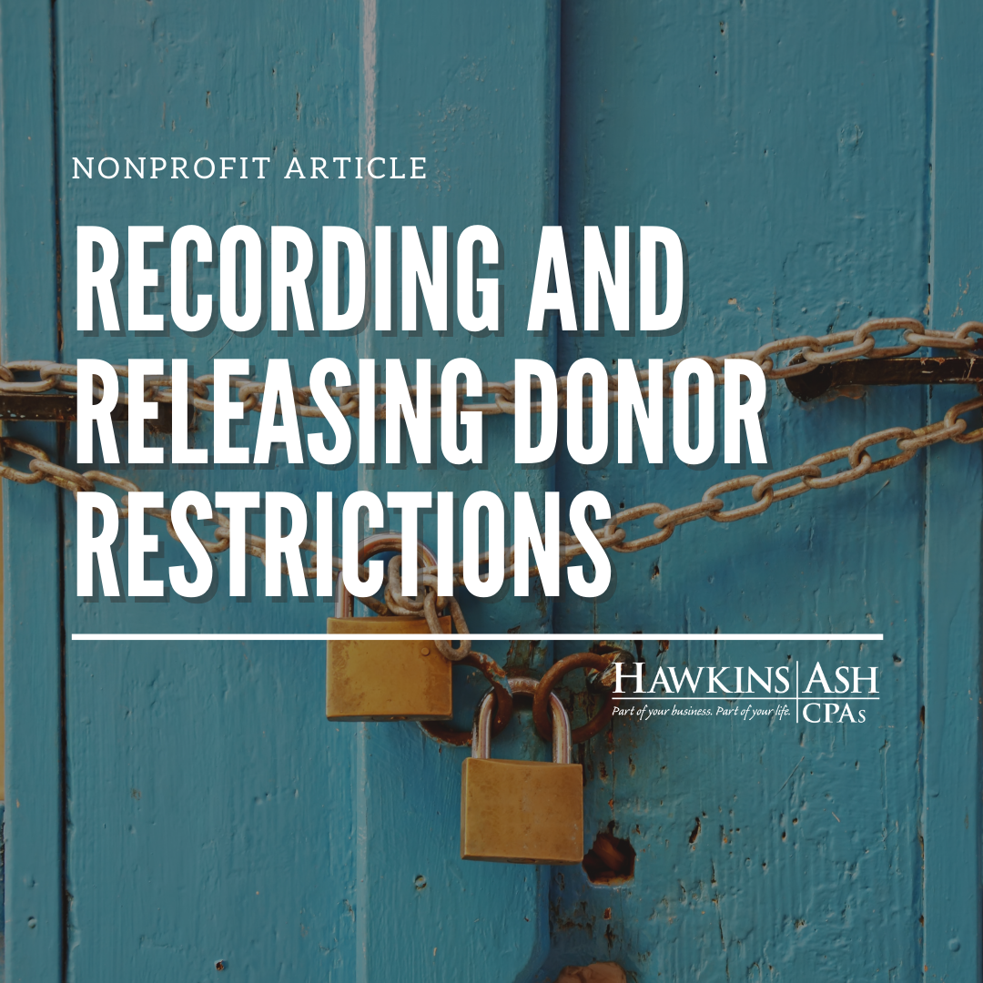 donor restrictions