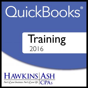 2016 QuickBooks Training