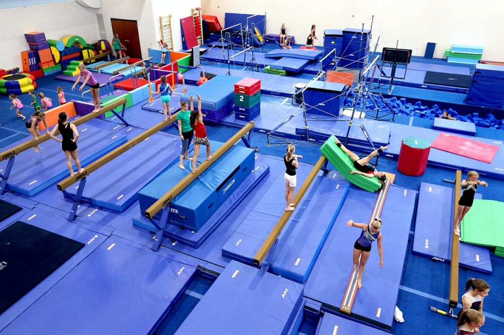 The new gymnastics center at YMCA North in Onalaska contains two foam training pits, five bar sets, six balance beams, three vaults an air floor and designated practice space for youth gymnasts.