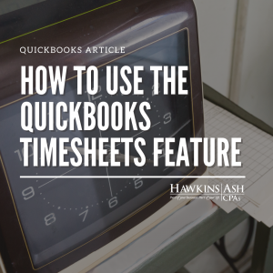 QuickBooks Timesheets