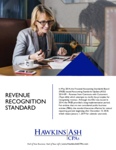 revenue recognition standard