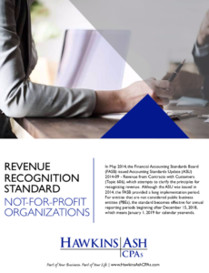not-for-profit revenue recognition standard