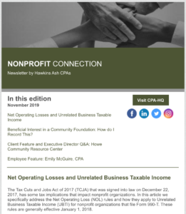 Nonprofit Connection Newsletter