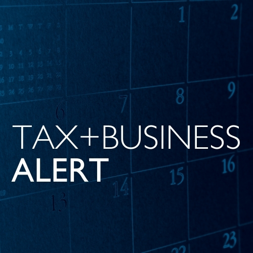 Tax Business Alert