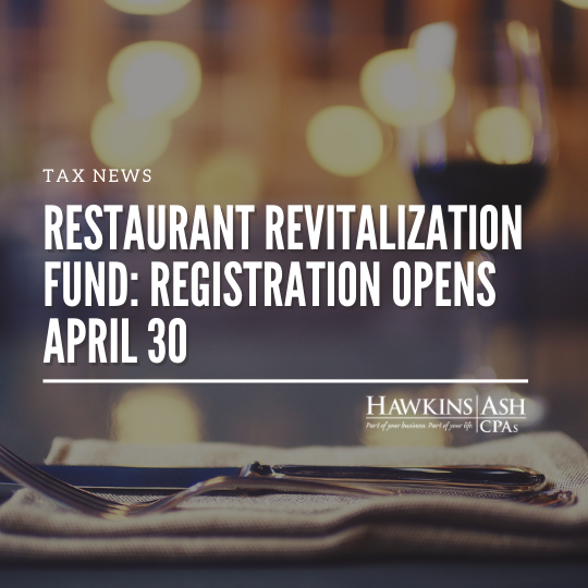 Restaurant Revitalization Fund