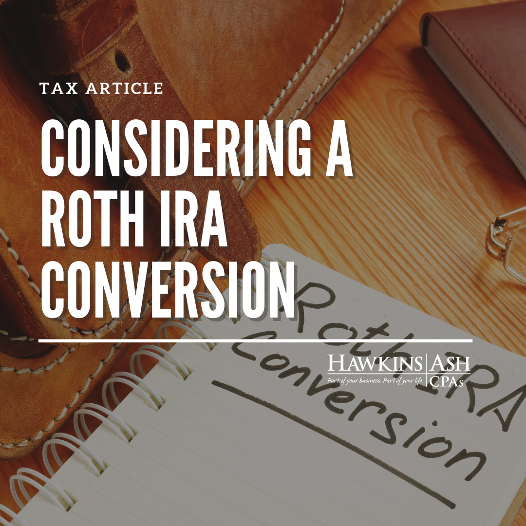 Roth IRA conversion