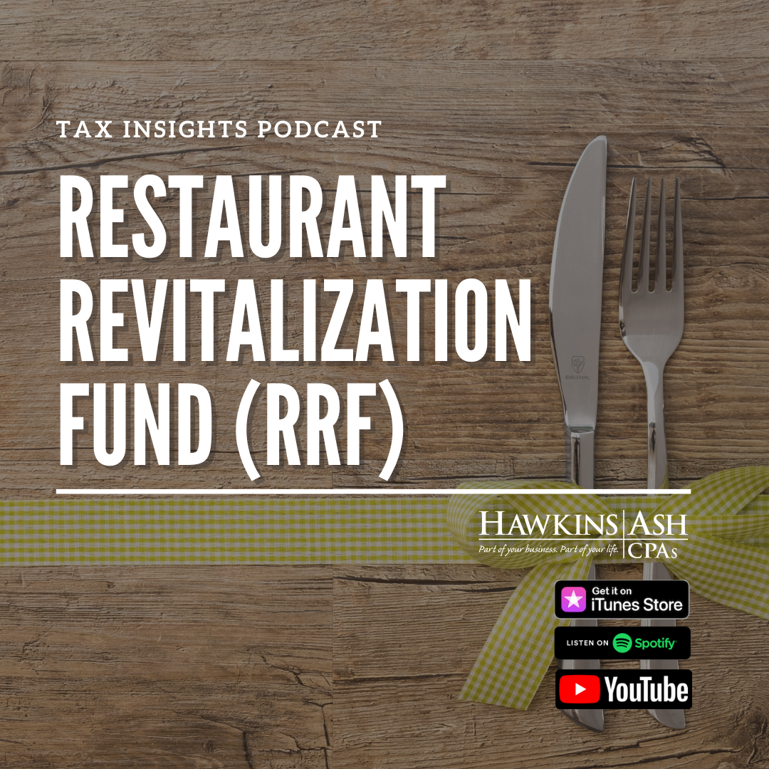 Restaurant Revitalization Fund RRF