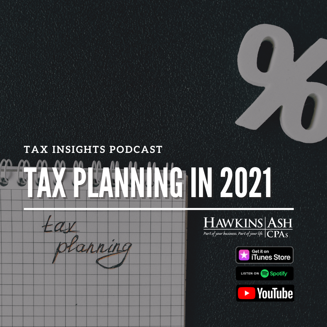 Tax Planning in 2021