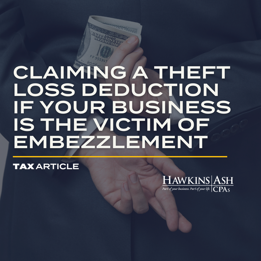 Theft Loss Deduction