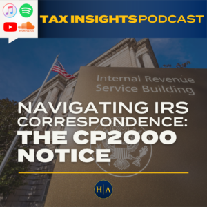 Navigating Irs Correspondence The Cp2000 Notice