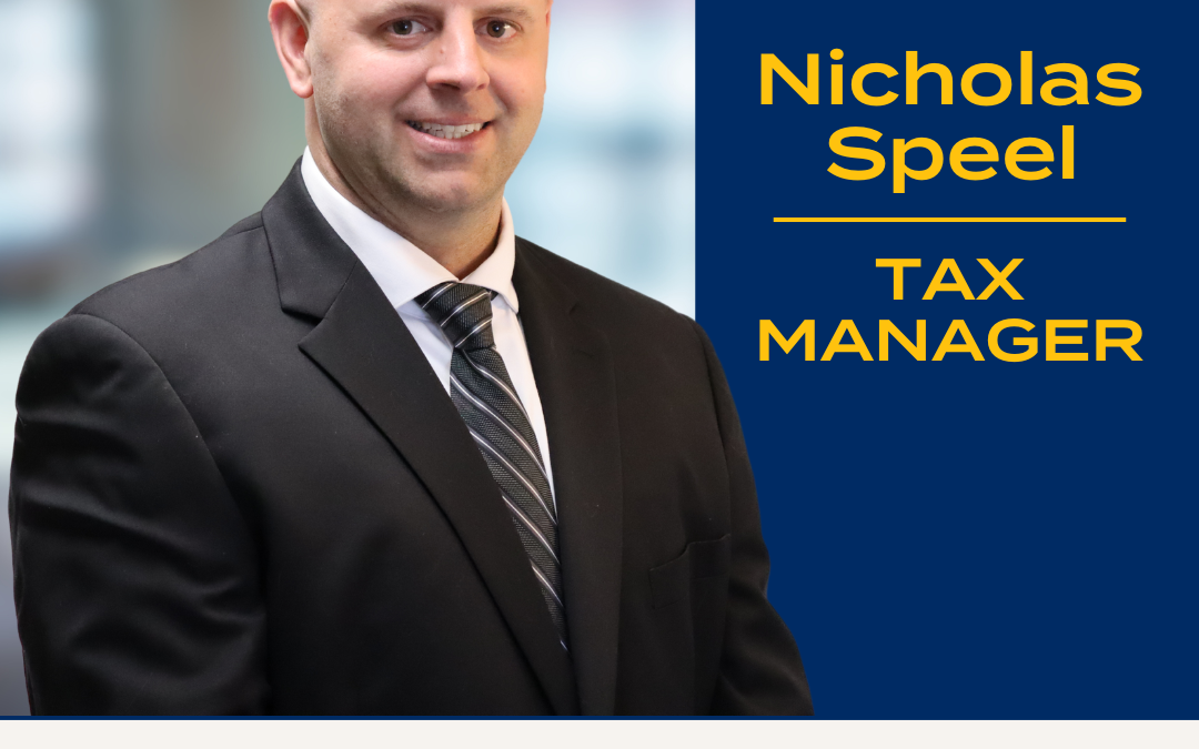 Hawkins Ash CPAs Announces Nicholas Speel as Tax Manager in Neenah Office