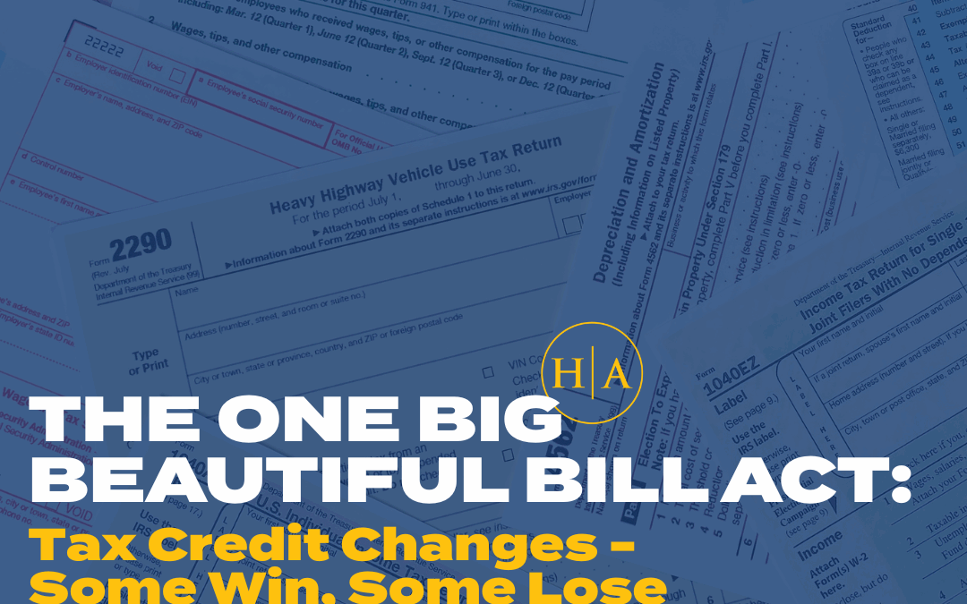 Tax Credit Changes – Some Win, Some Lose