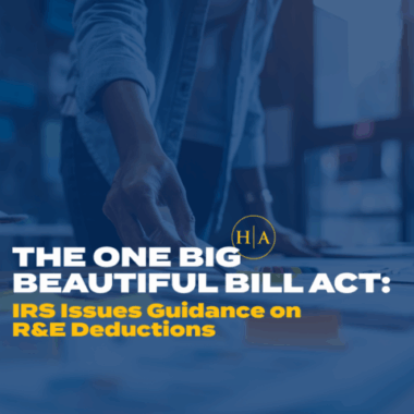 Irs Issues Guidance On R&e Deductions