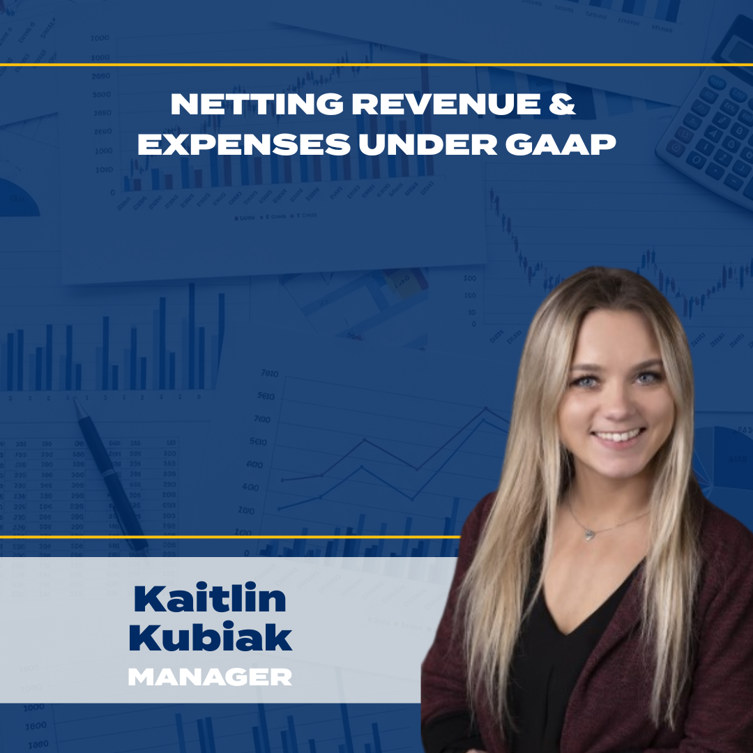 Netting Revenue & Expenses Under Gaap